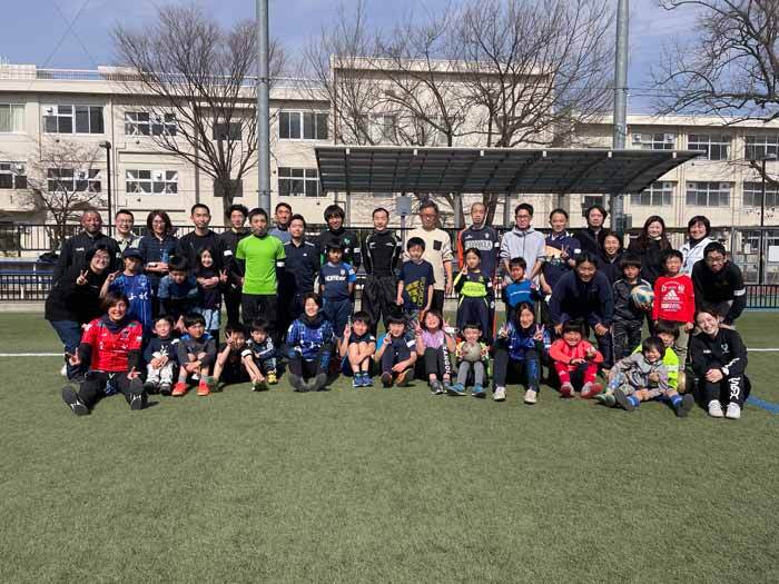 熊谷市「親子サッカー教室」に3選手が参加しました