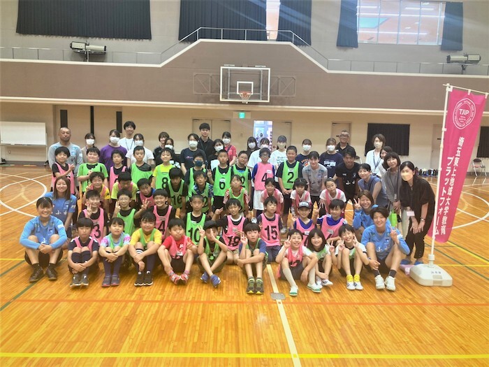 狭山市・入間市・東京家政大学の主催で開催された「こどもスポーツ体験教室」に４選手が参加しました！
