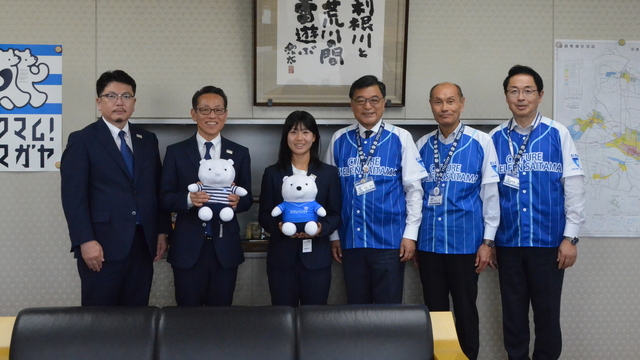 【ホームタウン】熊谷市への表敬訪問（シーズン終了報告）実施