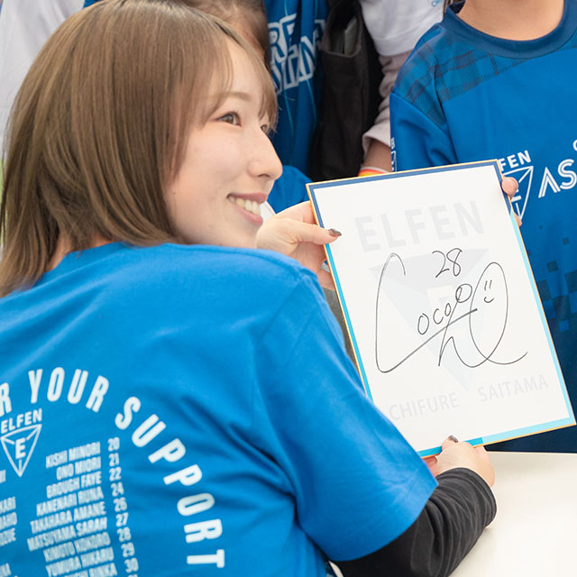 選手のイベントの様子